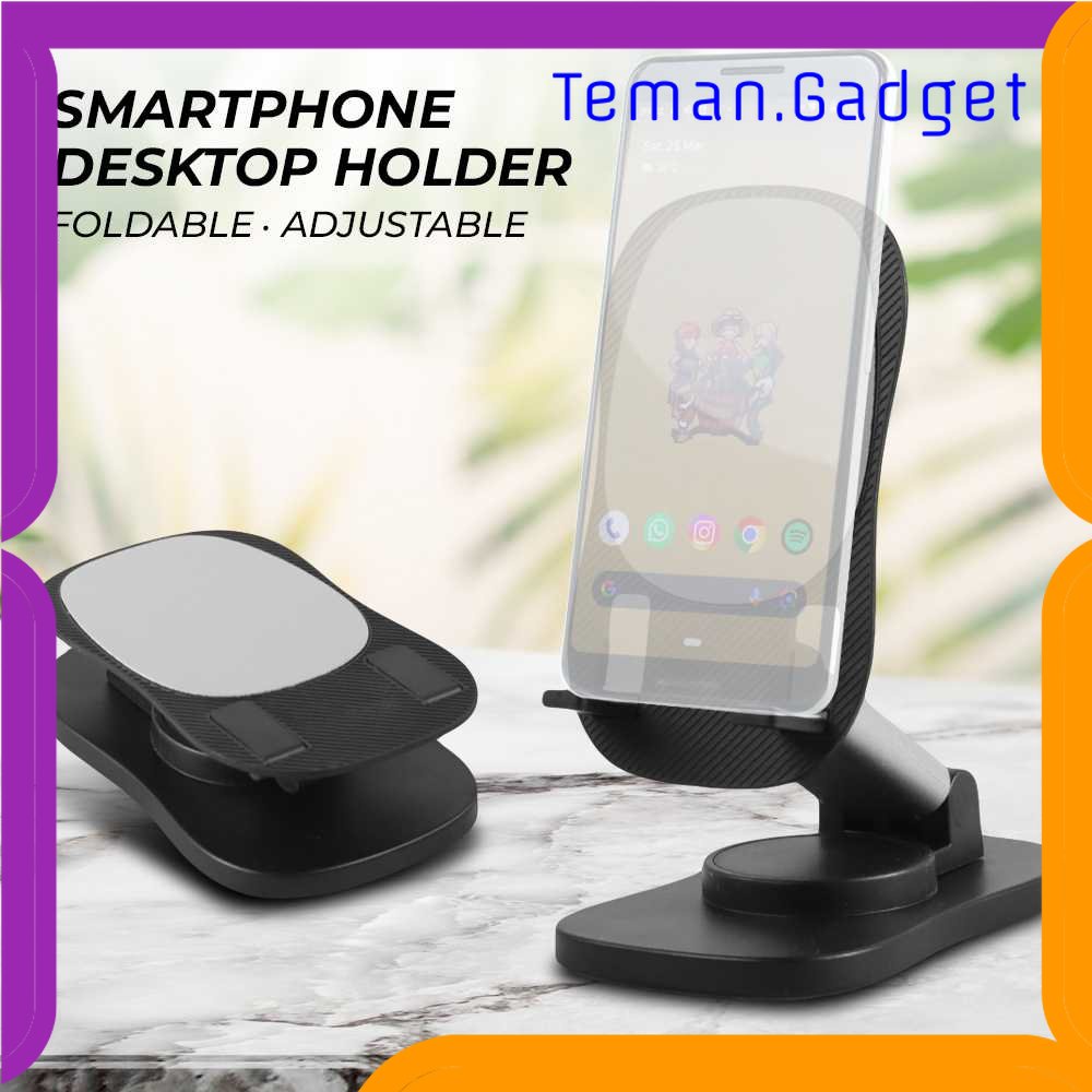 TG - KMP AUW Smartphone Desktop Holder Foldable Adjustable Stand Bracket - BT-018