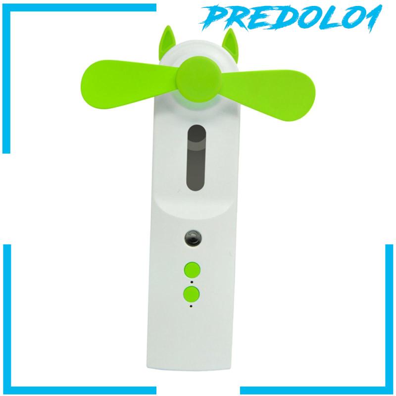 [Predolo1] Personal Fan Misting Fan Backpacking Mobil Kantor 2speed Mini Fan Humidifier