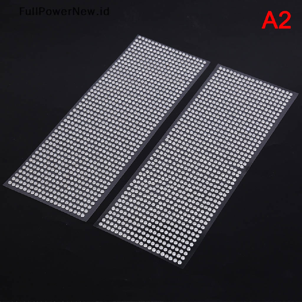 Power 2pcs 3D Mutiara Wajah Permata Eyeshadow Stiker Perekat Diri Wajah Tubuh Alis ID