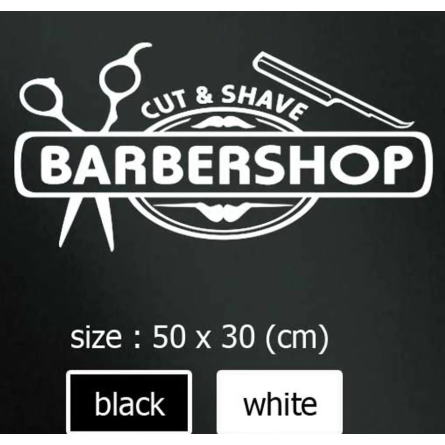 

TERMURAH CUTING STIKER BARBERSHOP SIMPEL DESIGN MODEL BAQ