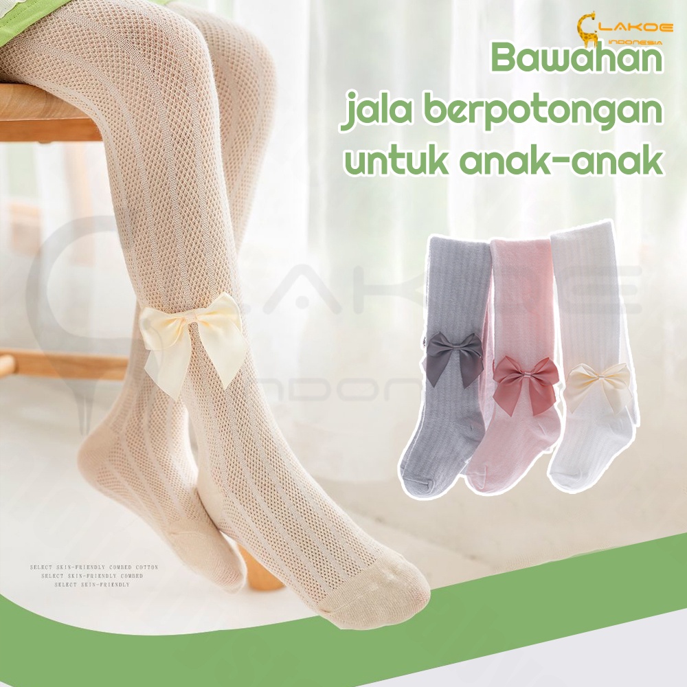 Lakoe Pantyhose anak perempuan/kaus kaki dansa katun ikatan /Leggings anak cewek/Stoking Stocking Anak Perempuan