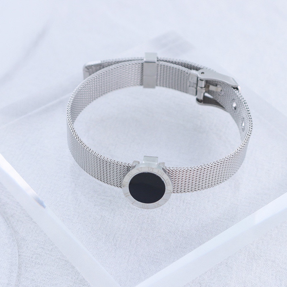 GROSIR Gelang rantai jam tangan titanium stainless steel 316l anti karat import berkualitas bisa bayar di tempar COD