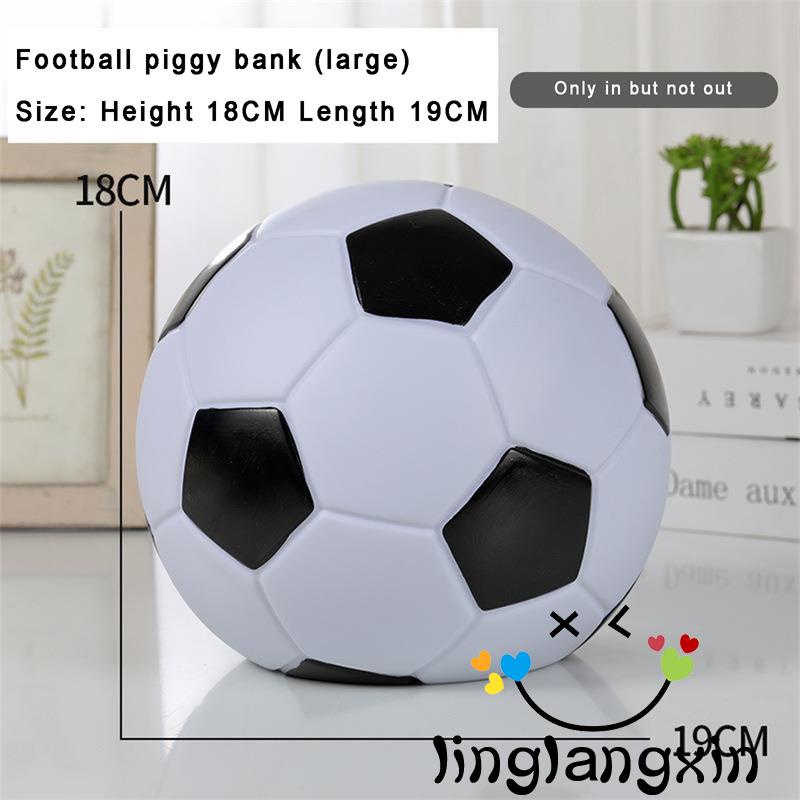 Llx-soccer Novelty Basket Coin Money Bank Untuk Simpan Uang Dan Dekor Olahraga