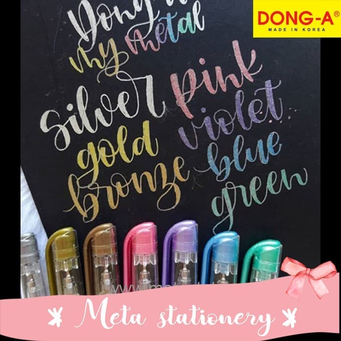 

Pulpen My Metal Gel Dong-A 0.7 - Pink