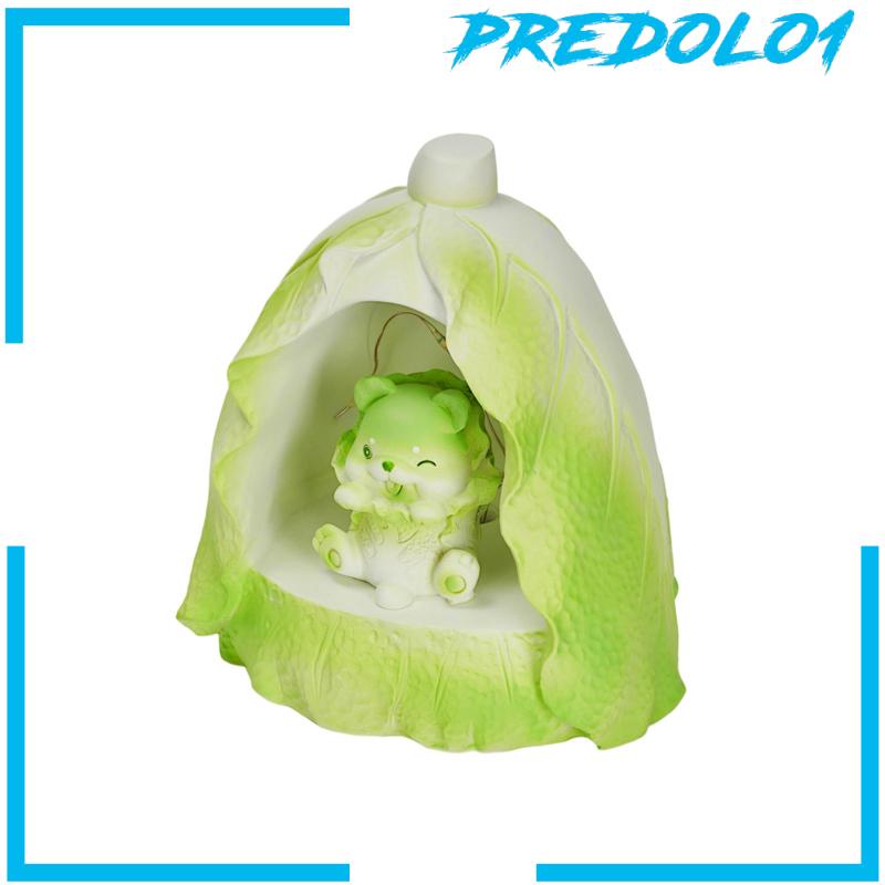 [Predolo1] Lampu Tidur Anjing Patung Resin Modern Portable Kamar Tidur Bayi Sayur Dog Lamp