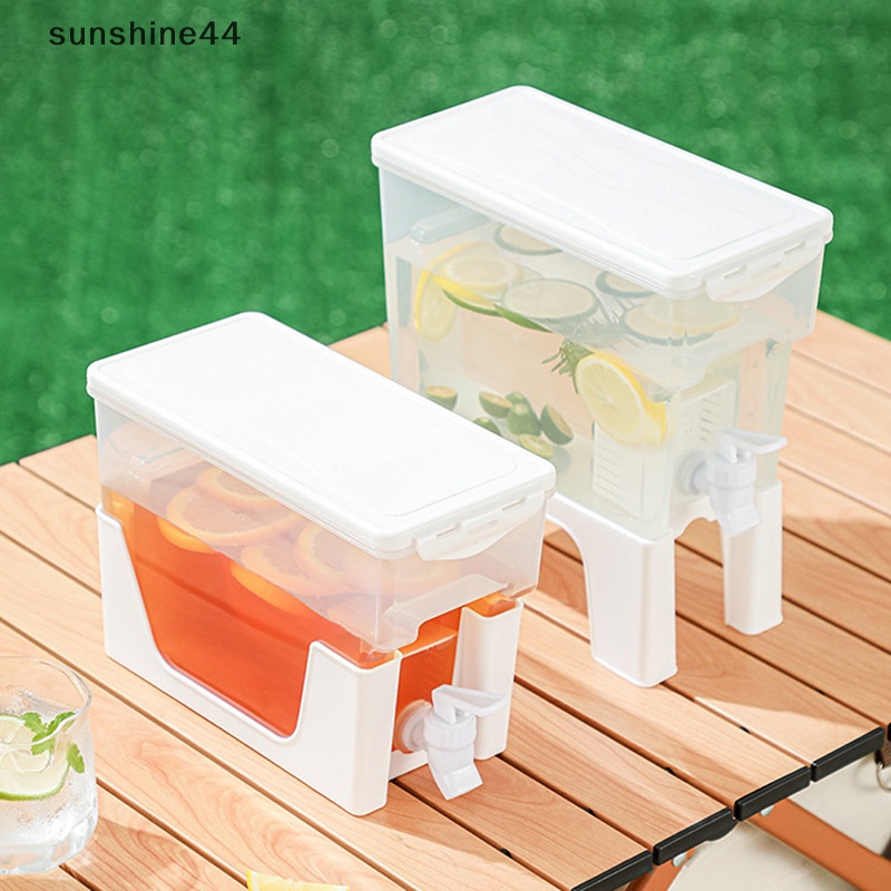 Sunshine 3.5L Cold Kettle Kulkas Dengan Kran Perlengkapan Minum Rumah Tangga Ember Air Dingin ID