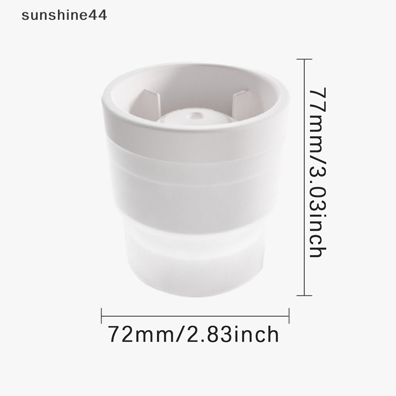 Sunshine 1PC Cetakan Ice Ball Maker Tutup Silikon Bulat Sphere Cube Untuk Cocktail Whiskey ID