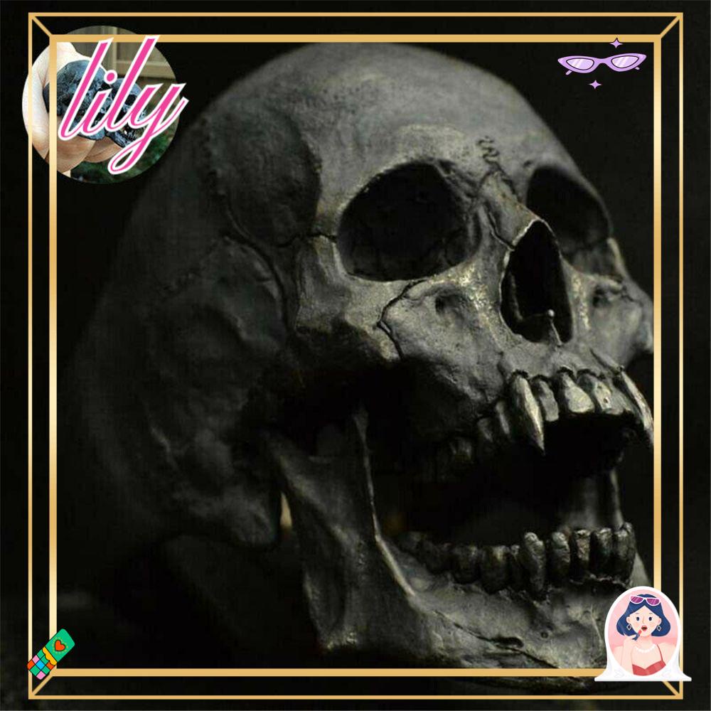 Cincin Tengkorak LILY Perhiasan Warrior Rock Hip Hop Gothic