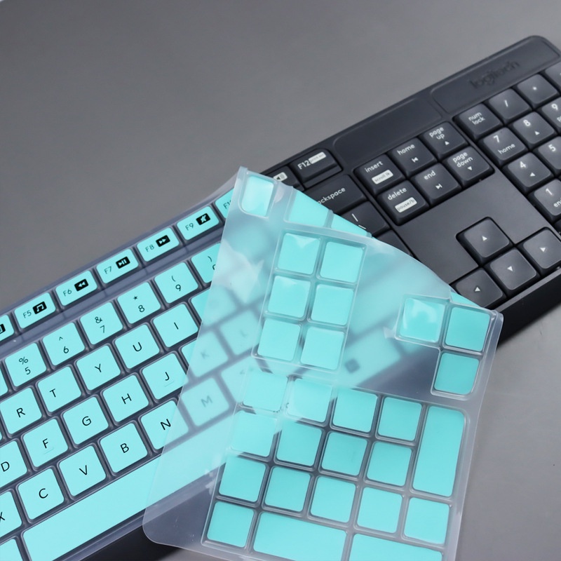 Untuk Logitech K375S MK235 MK315 Penutup Keyboard Silikon Tahan Air Film Tahan Debu