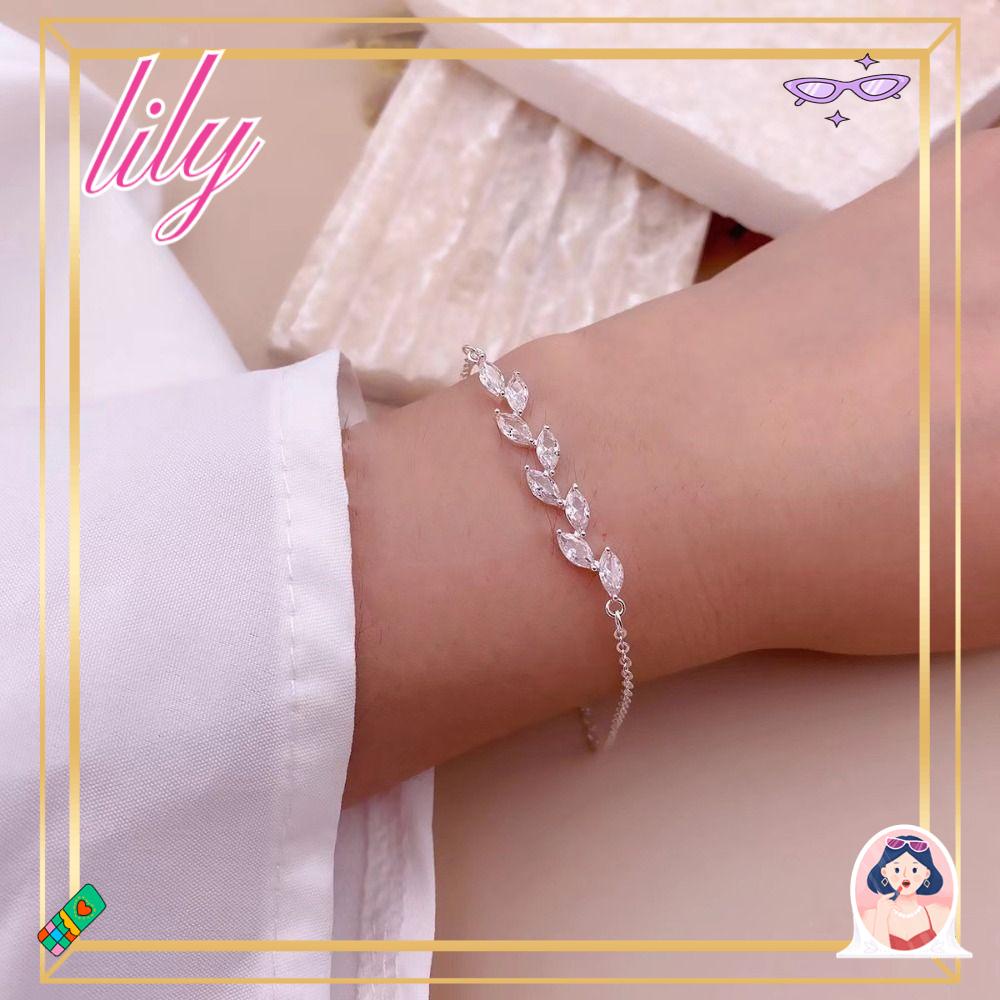 Hadiah Gelang Daun LILY Fashion Daun Rantai Tangan Bermutu Tinggi