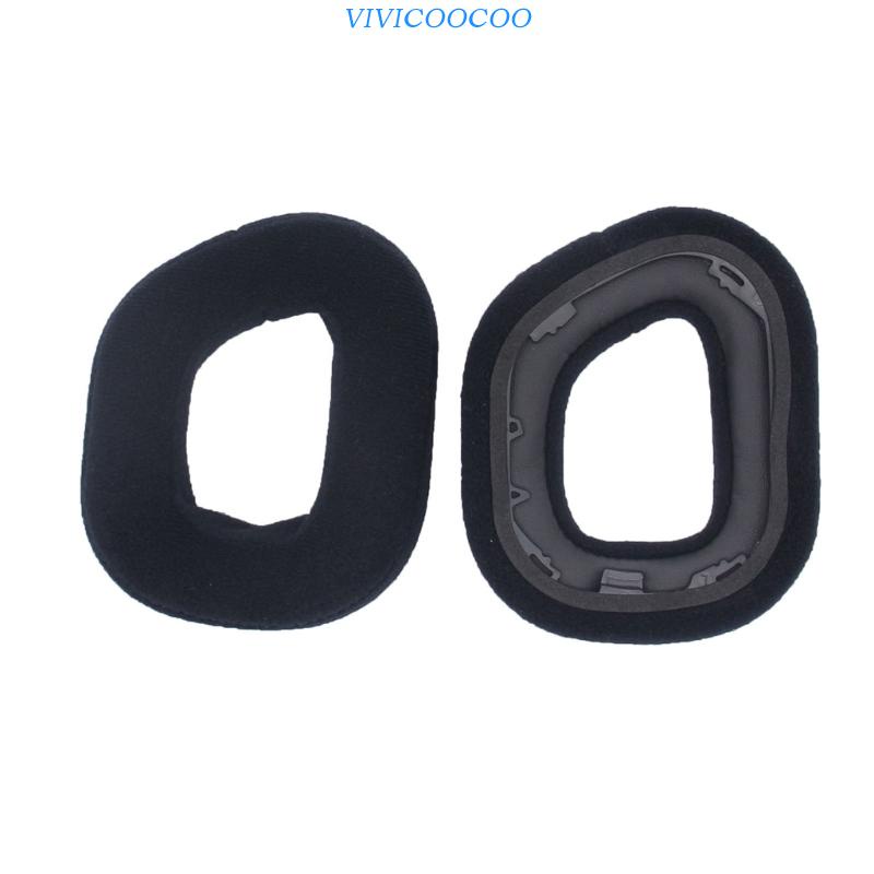 Vivi 2-Piece Spons Pengganti Bantal Earphone Earpads Lembut Bantalan Telinga Untuk HS80 RGB Headphone Perbaikan Aksesori