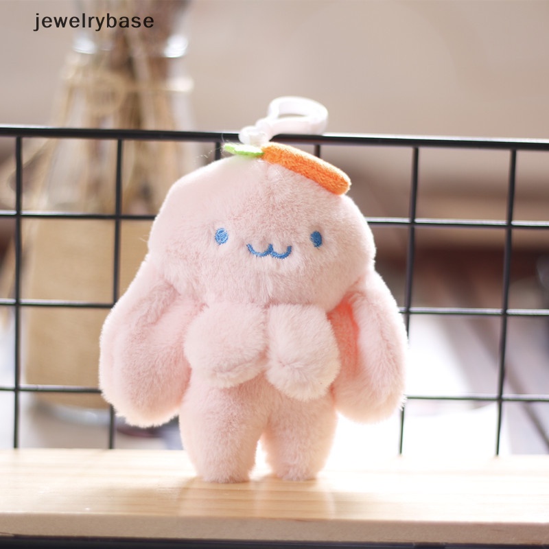 [jewelrybase] 1 Pc Plush Panjang-ear Radish Rabbit Schoolbag Gantungan Kunci Kartun Kelinci Tas Liontin Butik