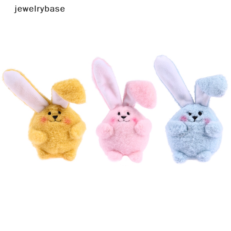 [jewelrybase] Telinga Panjang Kelinci Boneka Plush Gantungan Kunci Liontin Tahun Kelinci2023 Butik Mainan