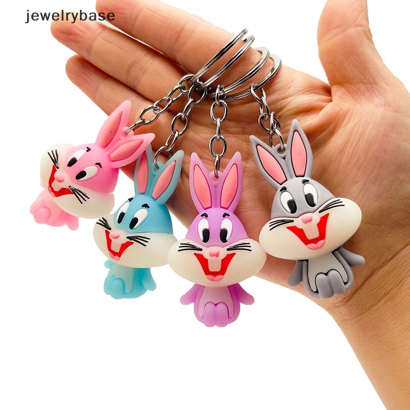 [jewelrybase] 1 Pcs Kreatif Kartun Gantungan Kunci Kelinci Lucu Tas Boneka Gantung Dekorasi Mainan Butik