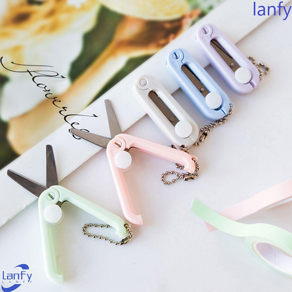 Lanfy Gunting Lipat Mini Untuk Anak Sekolah / Kantor