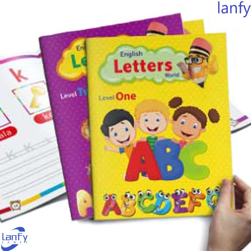 Lanfy Kid English Excercise Book Anak Latihan Huruf Inggris Bayi Kata Belajar Matematika Aritmatika Buku Latihan