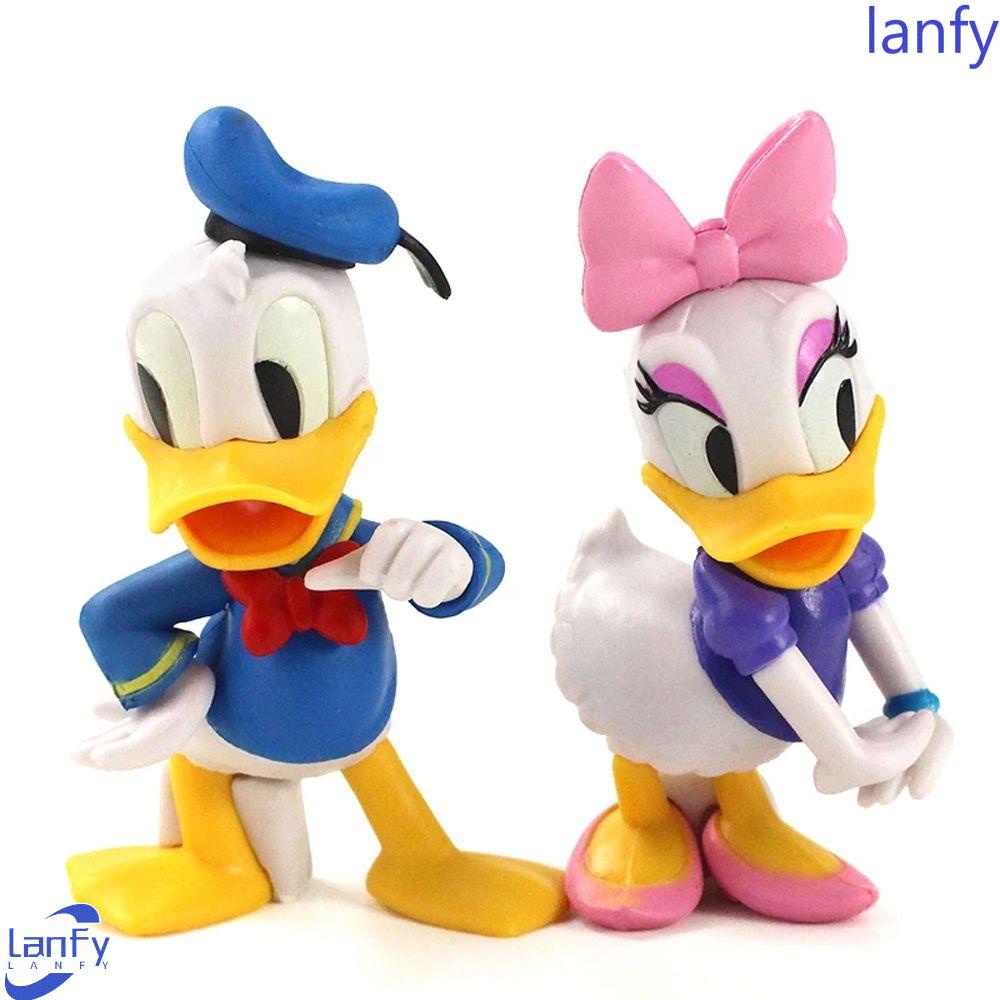 Lanfy Donald Daisy Duck Collection Mainan Dekorasi Model Anak Hadiah Mainan Anak Mainan Bebek