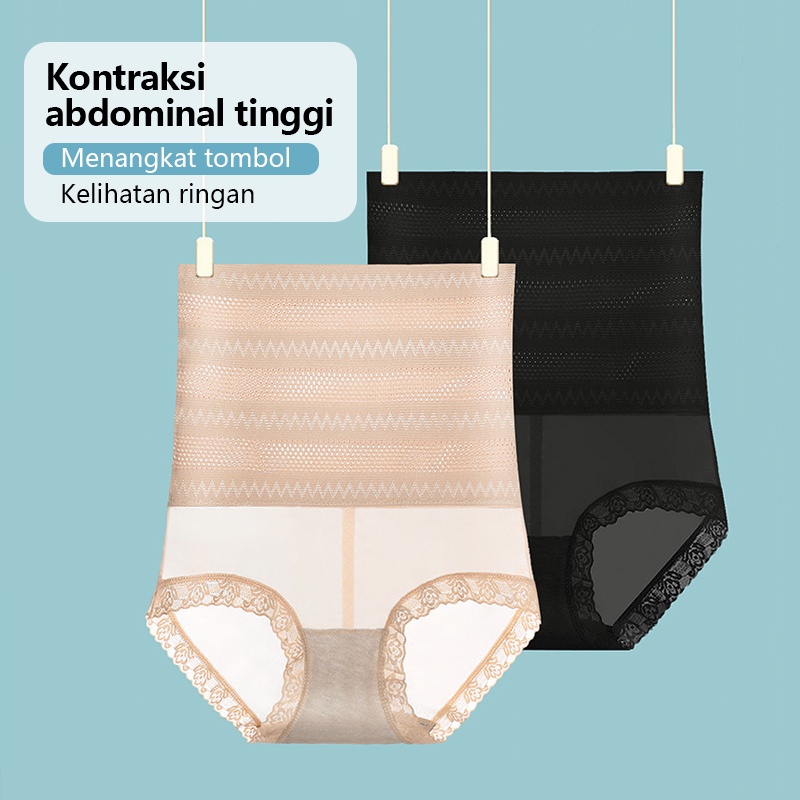 Celana dalam korset Wanita pinggang tinggi Korset pelangsing perut buncit Korset melahirkan jumbo Korset celana slimming cd pengecil perut 5208