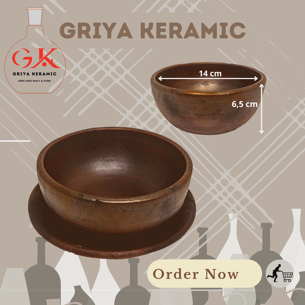 Mangkok / Mangkuk tahan panas tebal / Mangkok dawet,sup,kuah dll | Halus anti jamur #14 - 15 cm