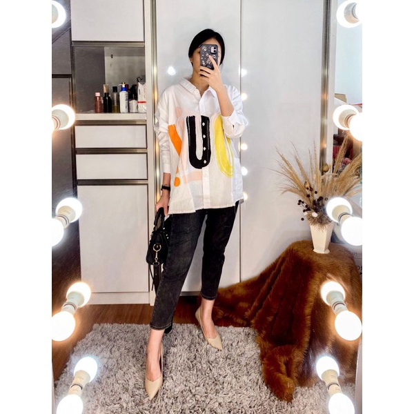 BELVA SHIRT - KEMEJA PANJANG WANITA