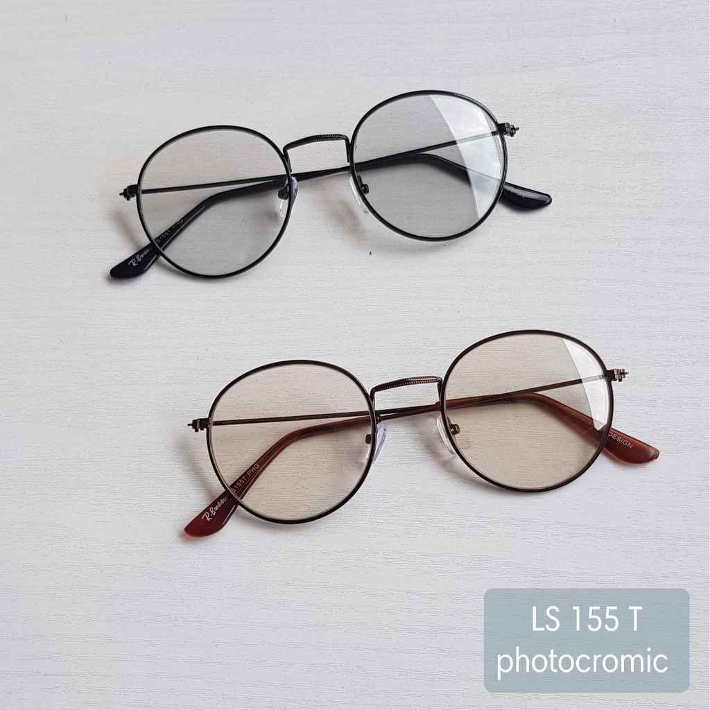 Terlaris Kacamata Photocromic Dewasa LS 155 T LENSA KACA BUKAN MIKA