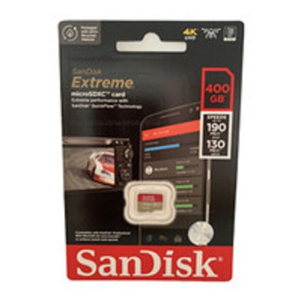 SanDisk Extreme A2 Micro SD / MicroSD Card 400Gb 190MBps