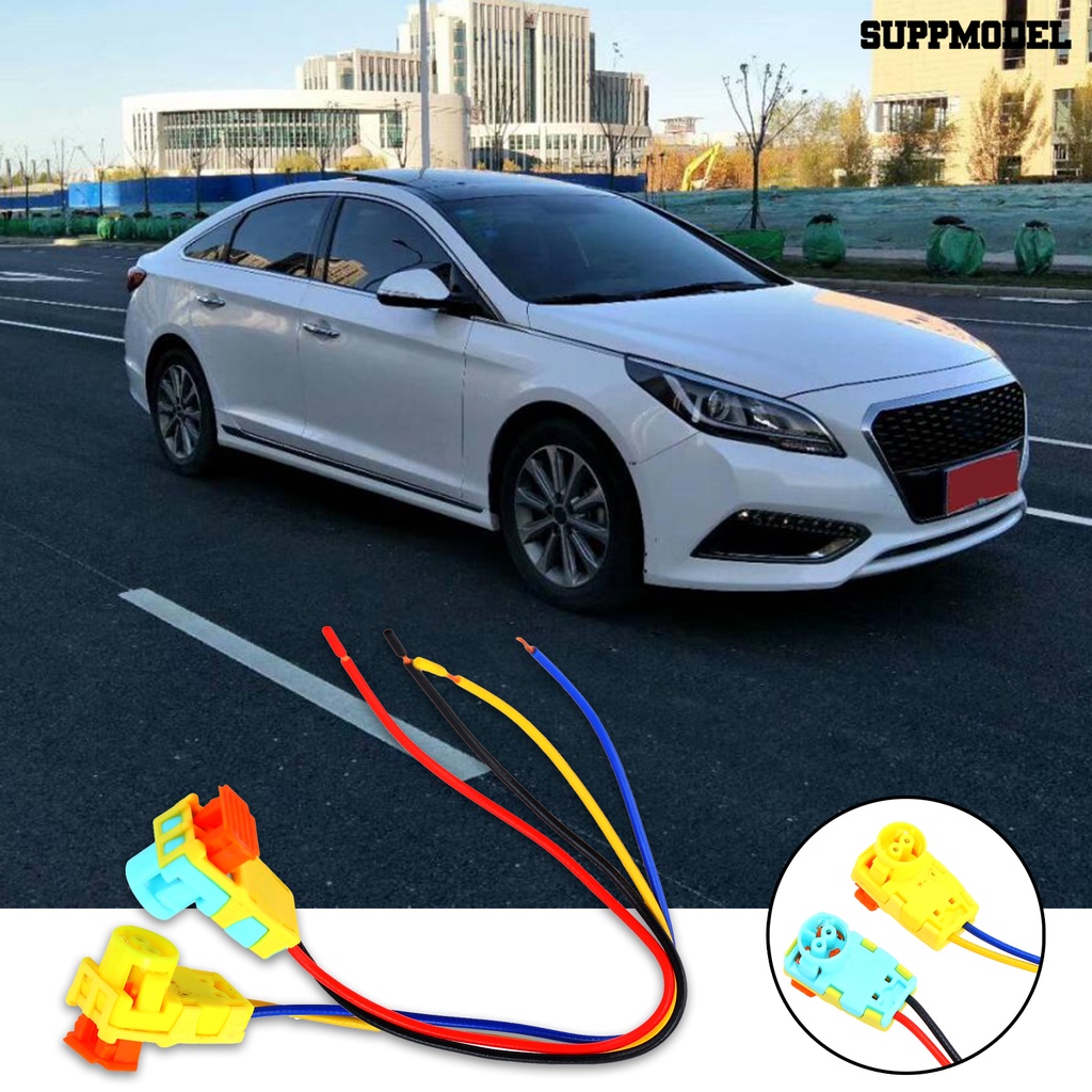 [SM Otomatis] 2Pcs Airbags Konektor Tahan Aus Pemasangan Mudah ABS Airbags Jam Spring Wire Plug Connector Untuk Sonata Verano Focus Volt