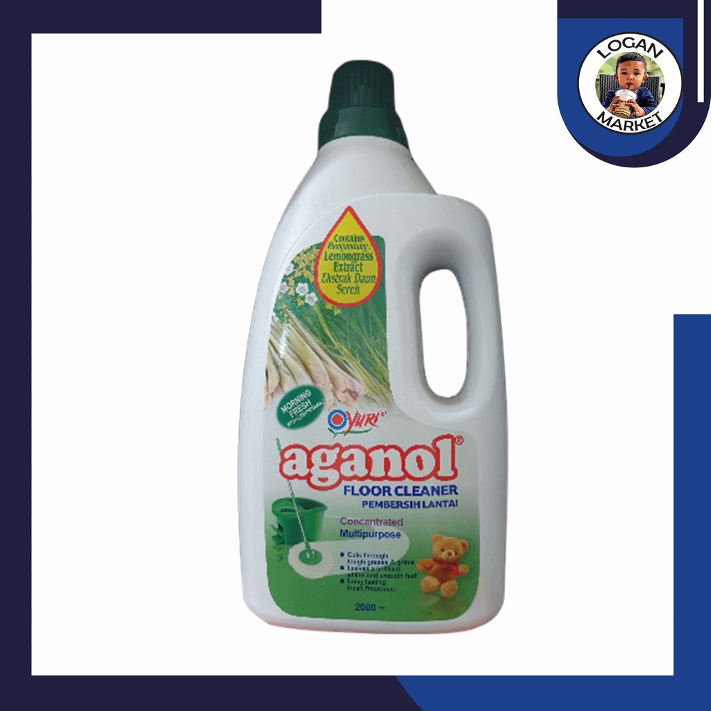 Yuri Aganol Floor Cleaner Pembersih Lantai 1Liter 1000ml Morning Fresh Sereh