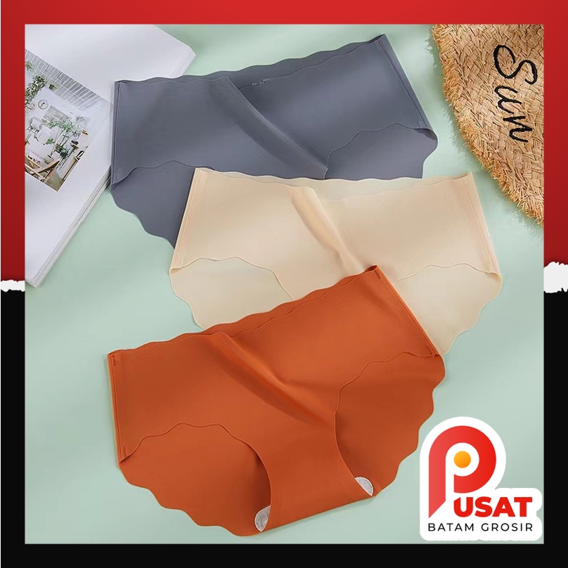 Pusat Batam Grosir - C1072 Celana Dalam Wanita Seamless / Women Underwear / CD Cewek / Celana Dalam 
