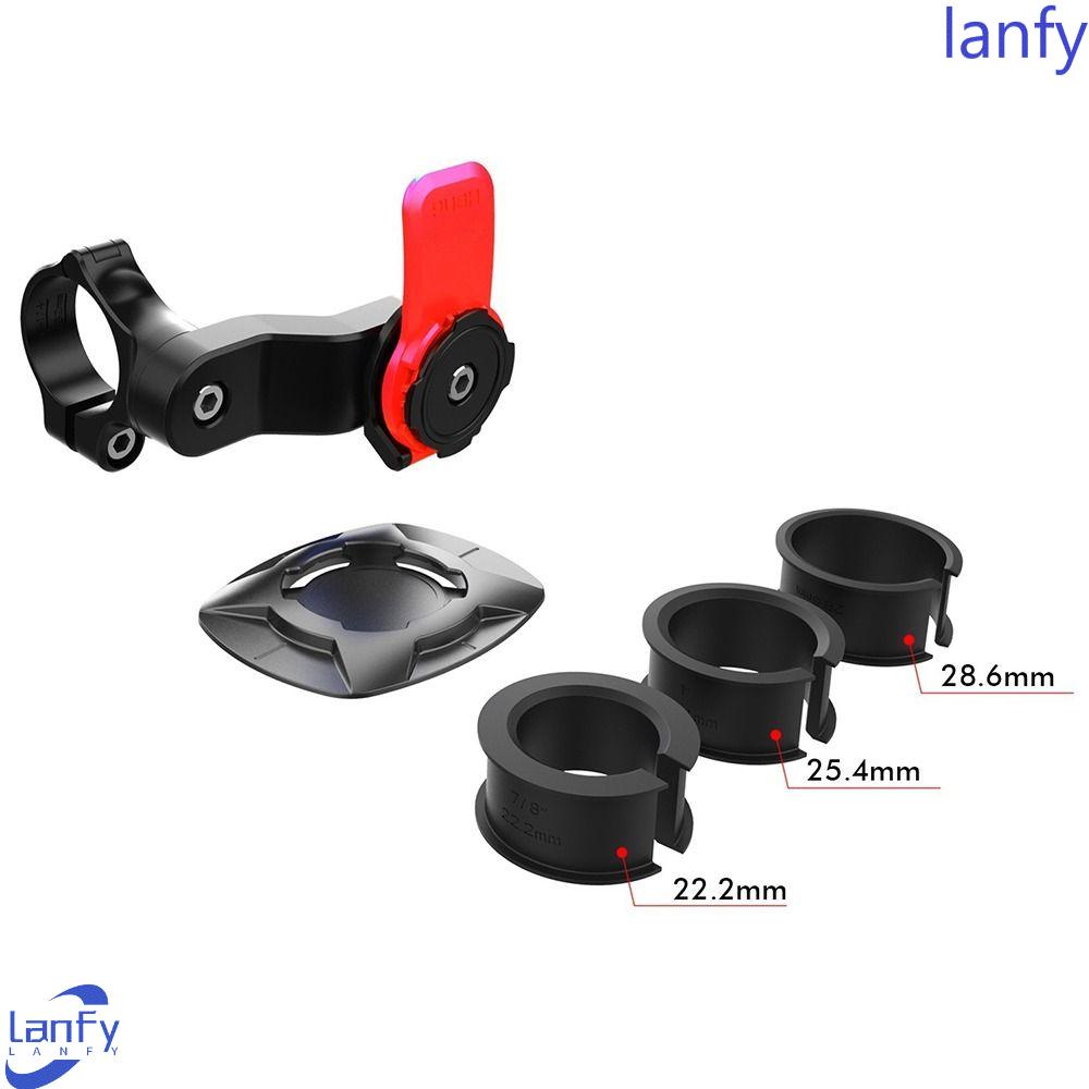 Lanfy Phone Holder Shock Absorber Sepeda Dudukan Hp Handphone Bantalan Braket Tetap Motor Holder Phone Holder Anti-Gocok Mount Stand Anti-Gocok Mount Stand Adapter