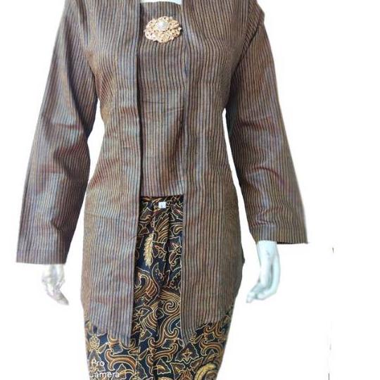 Lurik COD  10.10 kebaya lurik kutubaru wanita kebaya lurik cewek tenun alusan modern jumbo warna hit