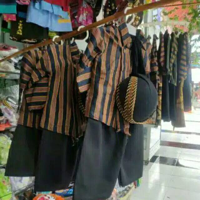 Lurik Baju sorjan surjan adat jawa tengah dewasa