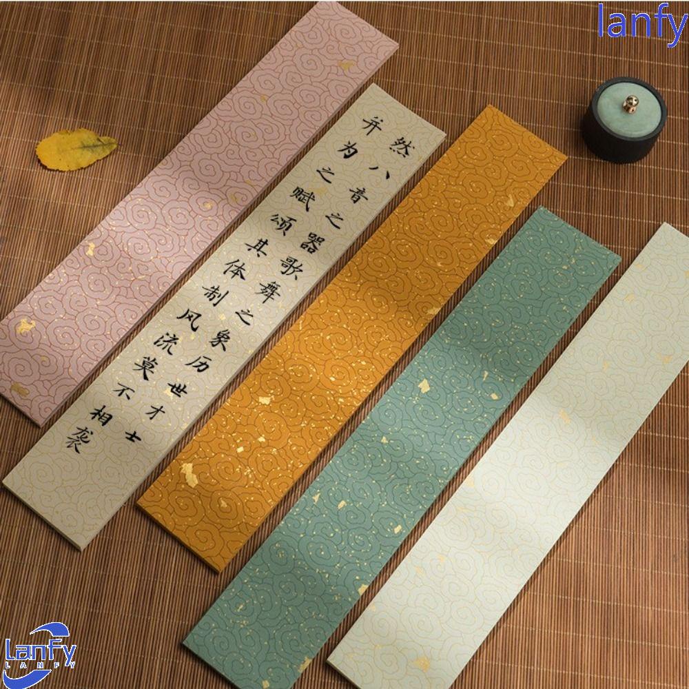 Lanfy Kaligrafi Copypaper Retro Sederhana Pemula DIY Bookmark Kertas Surat Tulisan Gaya Cina Pemula