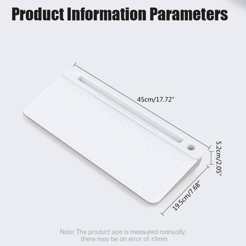 Zzz Desktop Whiteboard Note Board Papan Tulis Pergelangan Tangan Istirahat Telepon Notebook Stand Akrilik