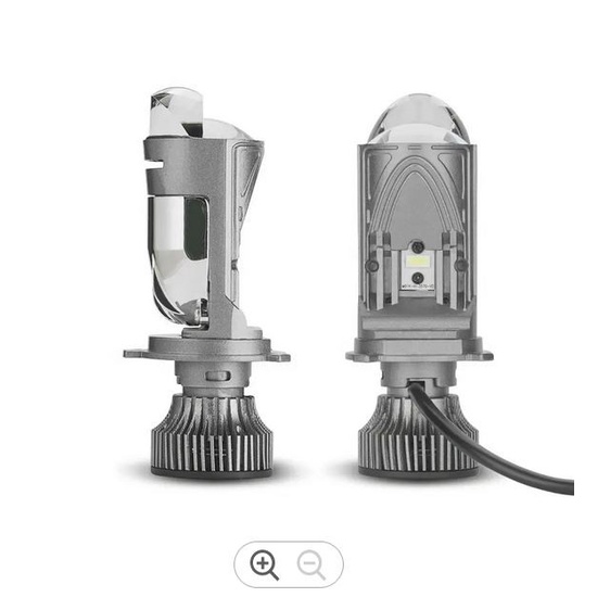 Lampu LED H4 Proyektor HYPERBOLOID biled mobil V9 projie mini lens