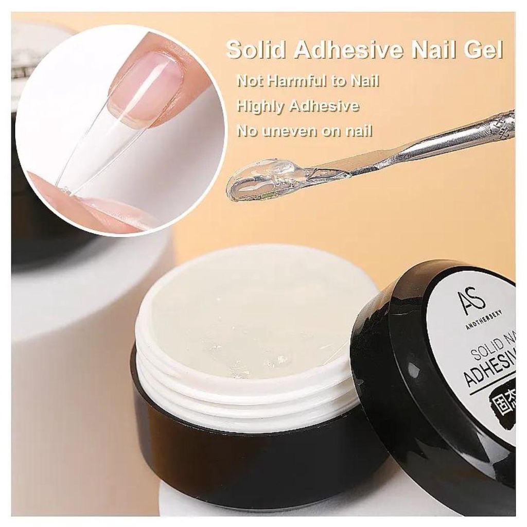 AS Solid Nail adhesivee / Lem Soft gel &amp; soft tip / lem nail tip