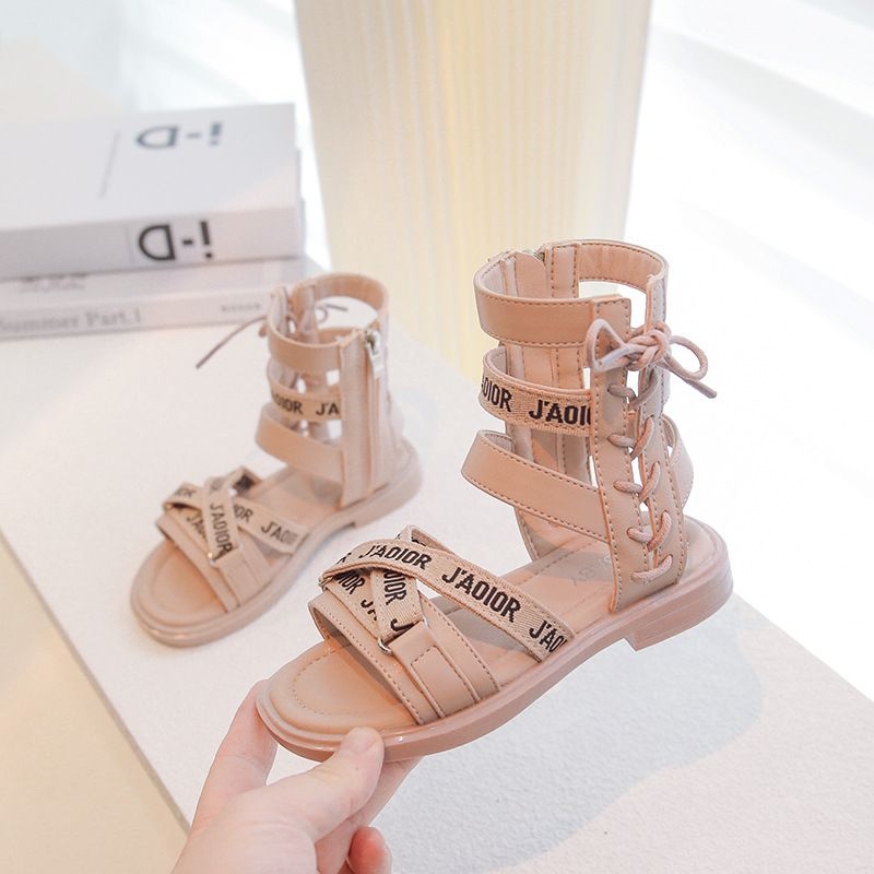 (LOLI-JKT) SD-6009 SANDAL ANAK JDIOR GLADIATOR TALI RESLATING SIZE 27-36