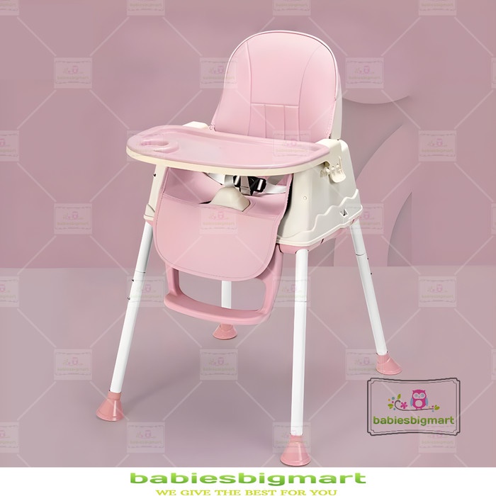 V BABY Kursi Makan G01 High Chair Bayi Baby Chair 6 IN 1 Booster Seat Ada Roda Multifungsi