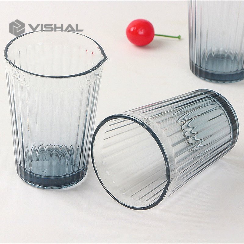 VISHAL 2 IN 1 / Gelas Minum Kaca / Mangkok Kaca/ Mangkok Sayur/ Mangkok Saji Dengan Tutup Glass Bowl