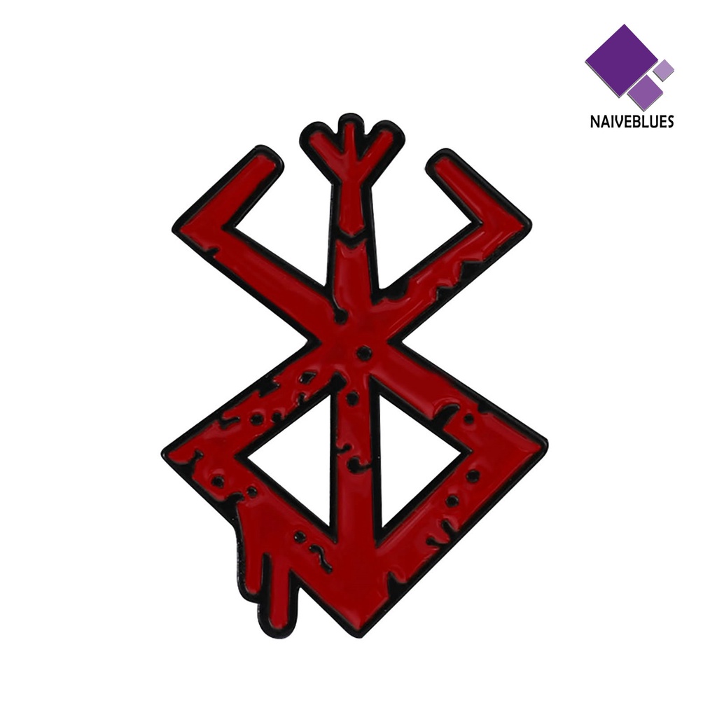 &lt; Naiveblues &gt; Pin Bros Elektroplating Lucu Motif Anime Enamel Aksesoris Perhiasan