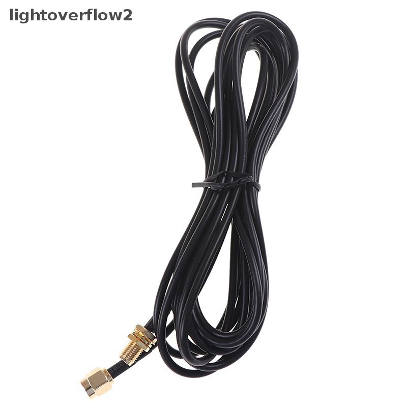 [lightoverflow2] 0.3-5m Kabel SMA Male to Female RG174 Konektor RF Adaptor Kabel Antena WIFI [ID]