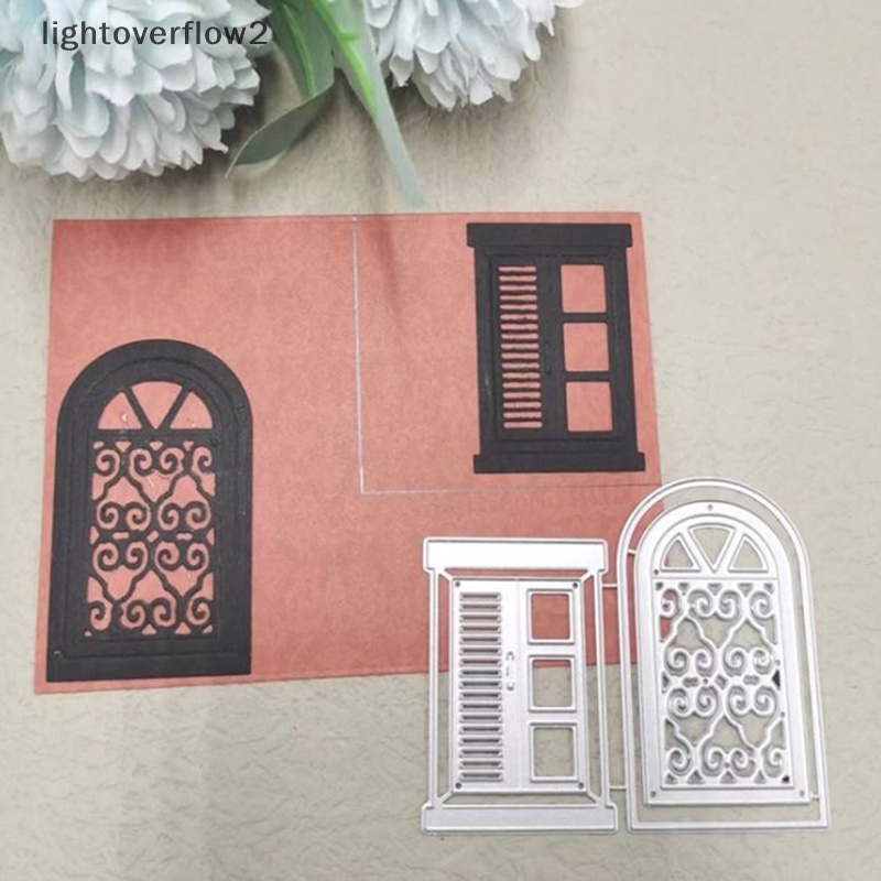 [lightoverflow2] Metal Cutg Dies Potong Bunga Dekorasi Scrapbook Paper Craft Cetakan Pisau Punch Stensil Pintu Dan Jendela [ID]