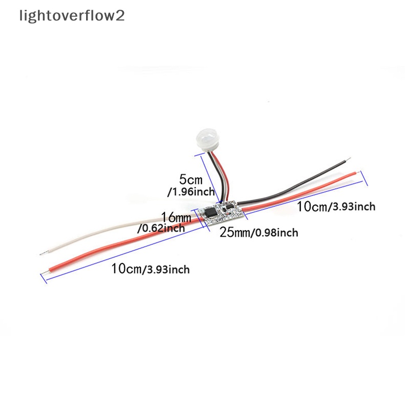 [lightoverflow2] Saklar Sensor Kontrol Cahaya Saklar Sensor Infrared Lemari Lampu Pintu Control Switch Body Saklar Induksi Dan Aksesoris [ID]