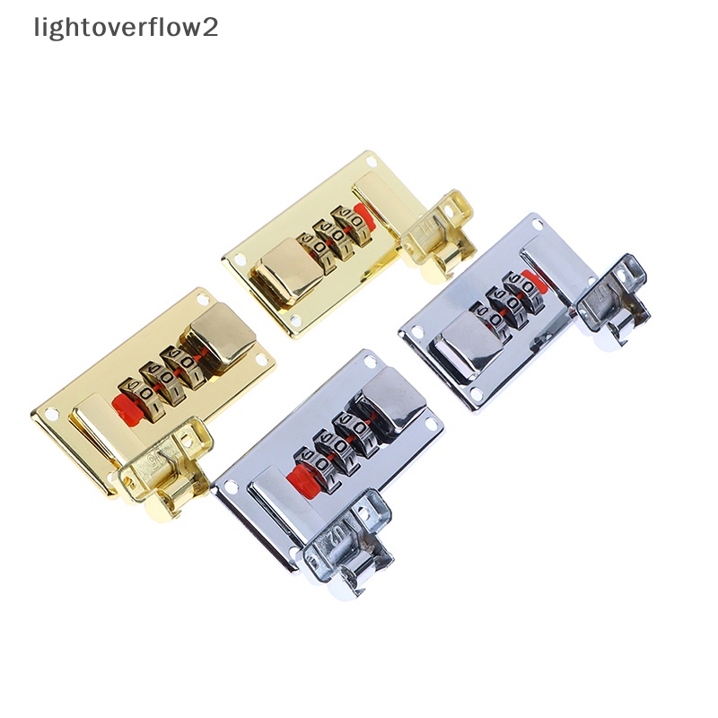 [lightoverflow2] Password Lock Latch Silver Coded Lock Retro Vintage Kotak Perhiasan Tempat Hadiah [ID]