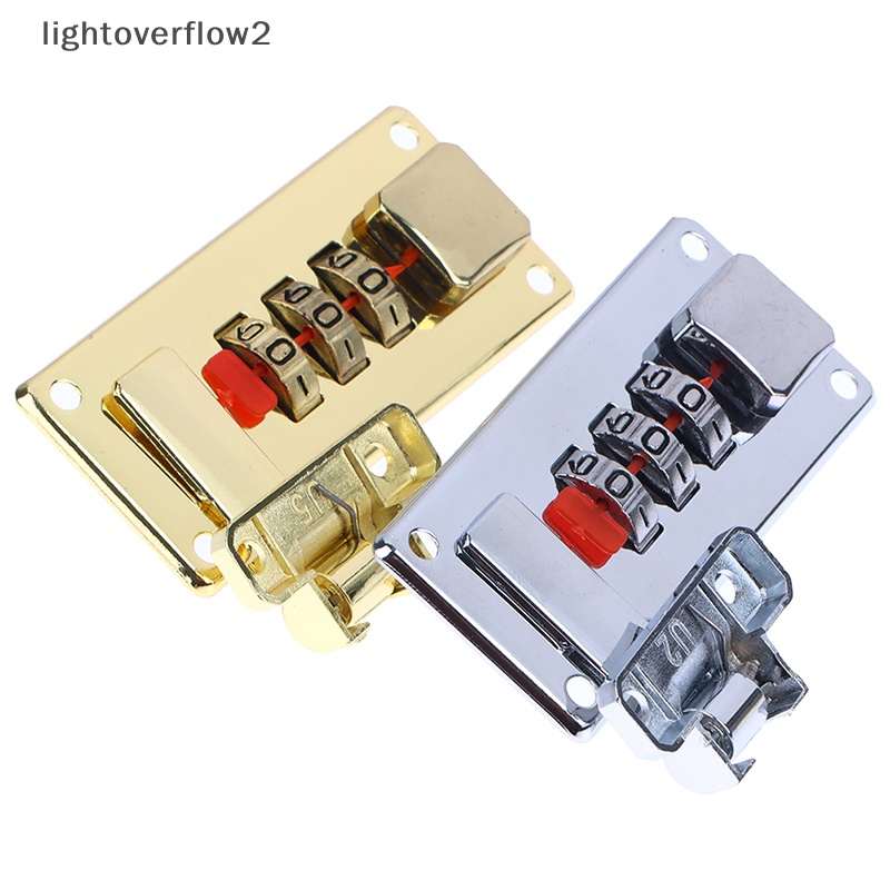 [lightoverflow2] Password Lock Latch Silver Coded Lock Retro Vintage Kotak Perhiasan Tempat Hadiah [ID]