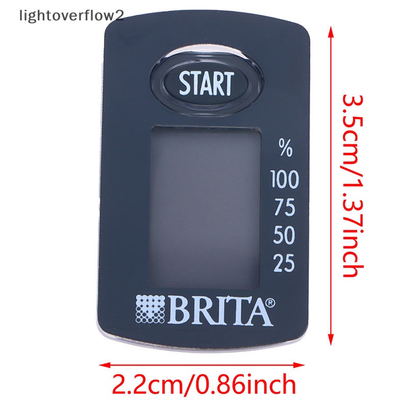 [lightoverflow2] Brita Magimix Filter Pengganti Elektronik Memo Gauge Indikator Display Timer L [ID]