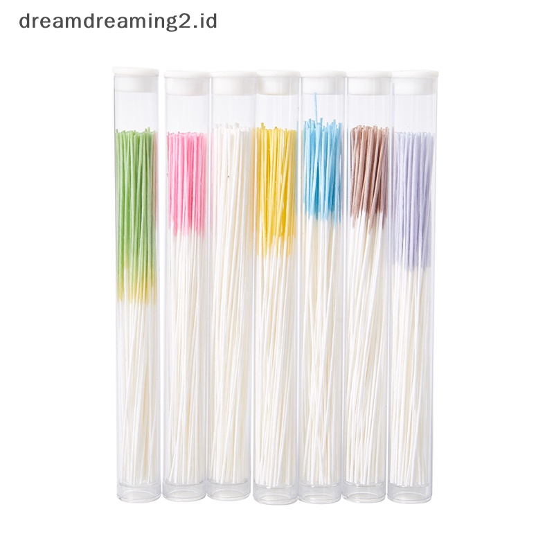 (drea) 60/70/160pcs Set Pembersih Telinga Grass Paper Floss Alat Aftercare Lubang Telinga//