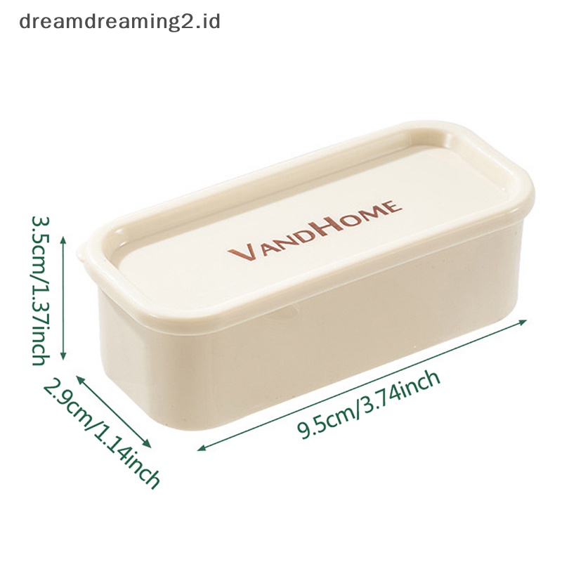 (drea) Ins Portable Cotton Swab Box Travel Floss Holder Case Serba Serbi Kotak Organizer Kawat Tahan Debu Earphone Kabel Kotak Penyimpanan//