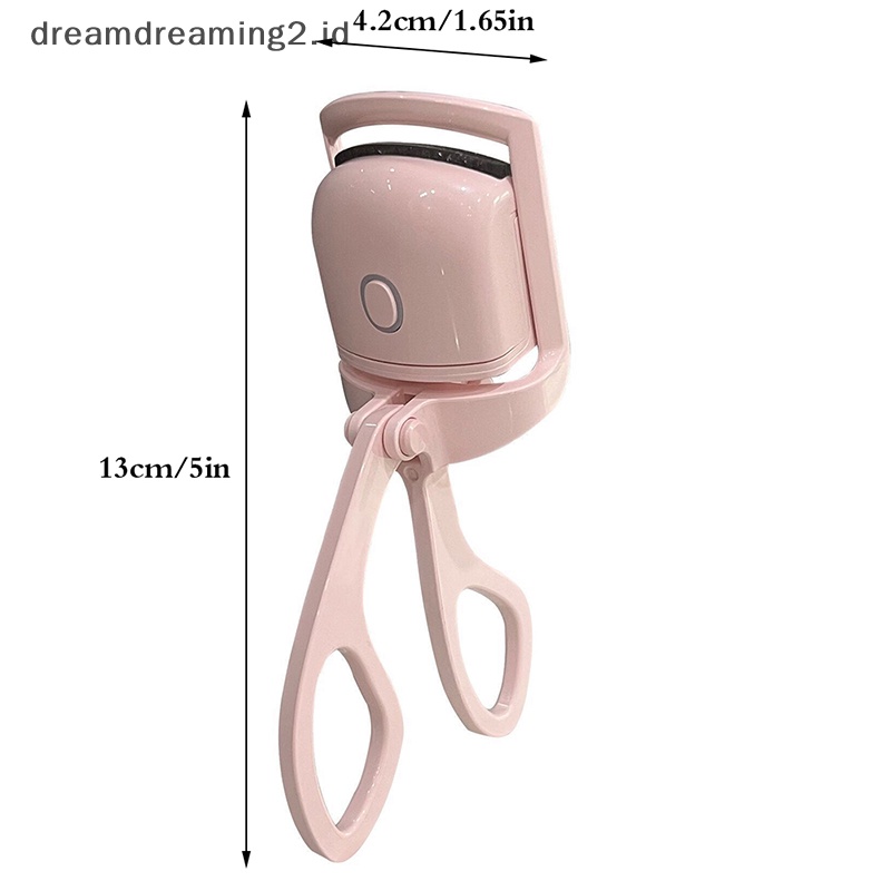 (drea) Alat Penjepit Bulu Mata Elektrik Pemanas Bulu Mata Lebih Panjang Makeup Lash Curler//