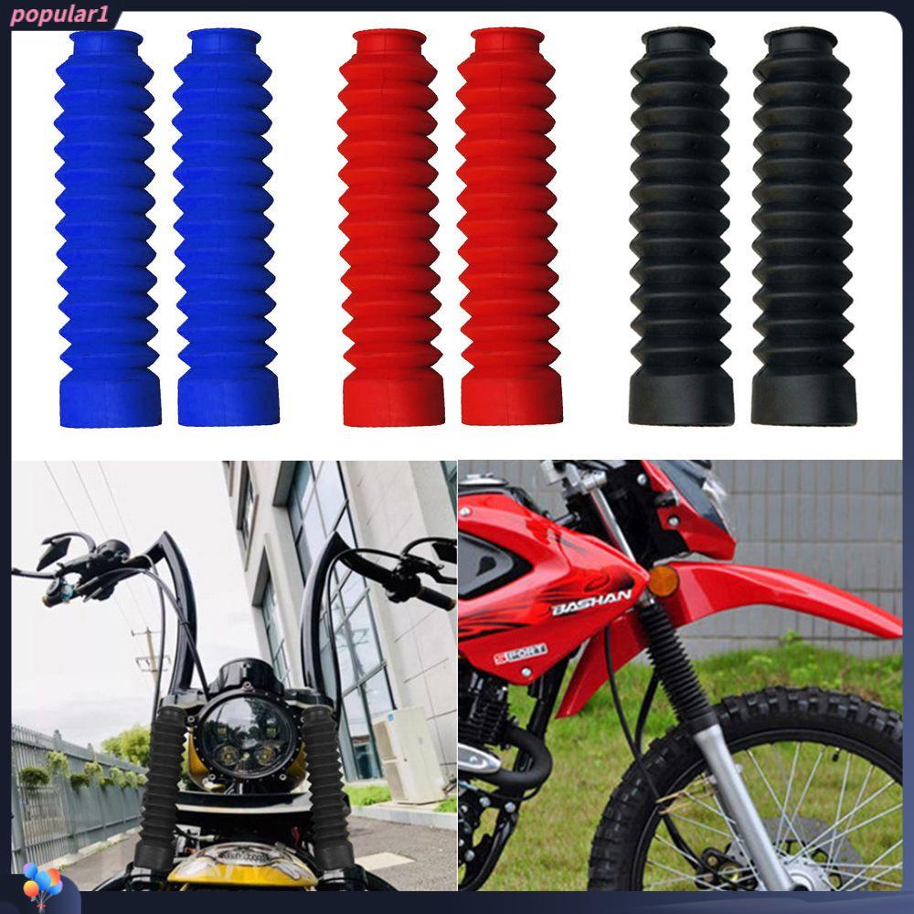 Populer 2pcs Penutup Peredam Kejut Motor Modifikasi Aksesoris Universal Pelindung Debu Shock Absorber